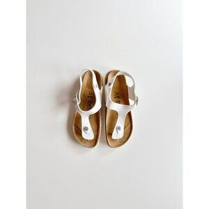 BETULA by BIRKENSTOCK Gizeh White Birko-Flor Thong Sandals, Size 38